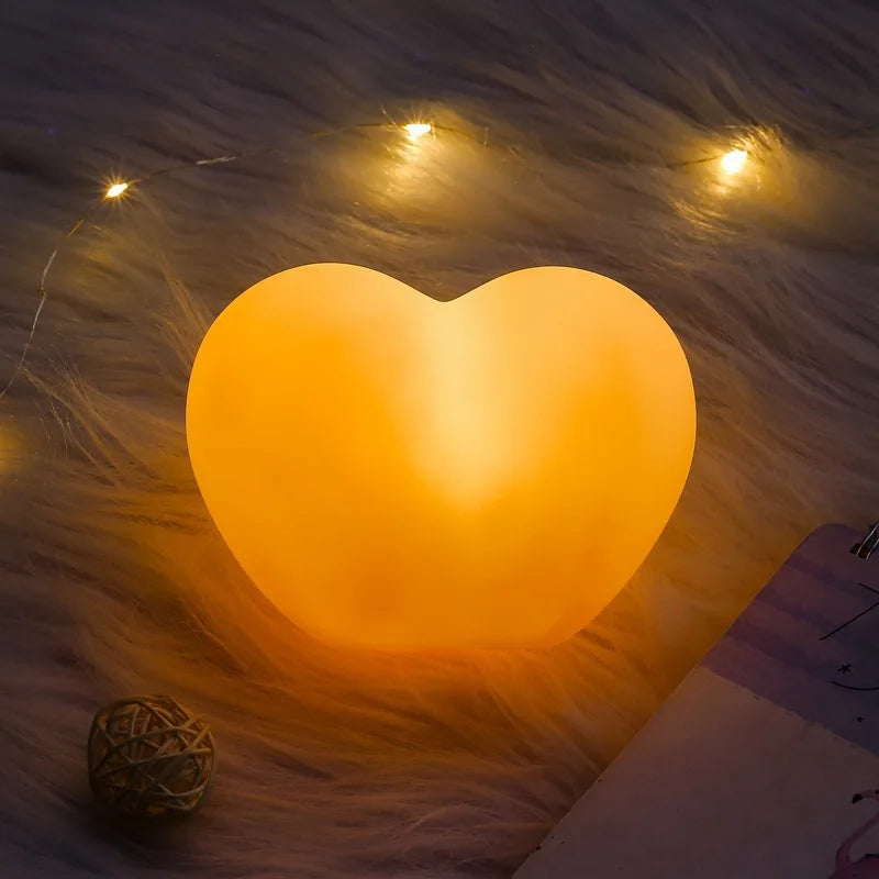Heart 3D LED Night Light with a clear gift bag