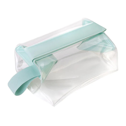 Transparent Travel Cosmetic Organizer – Waterproof Magnetic Pouch